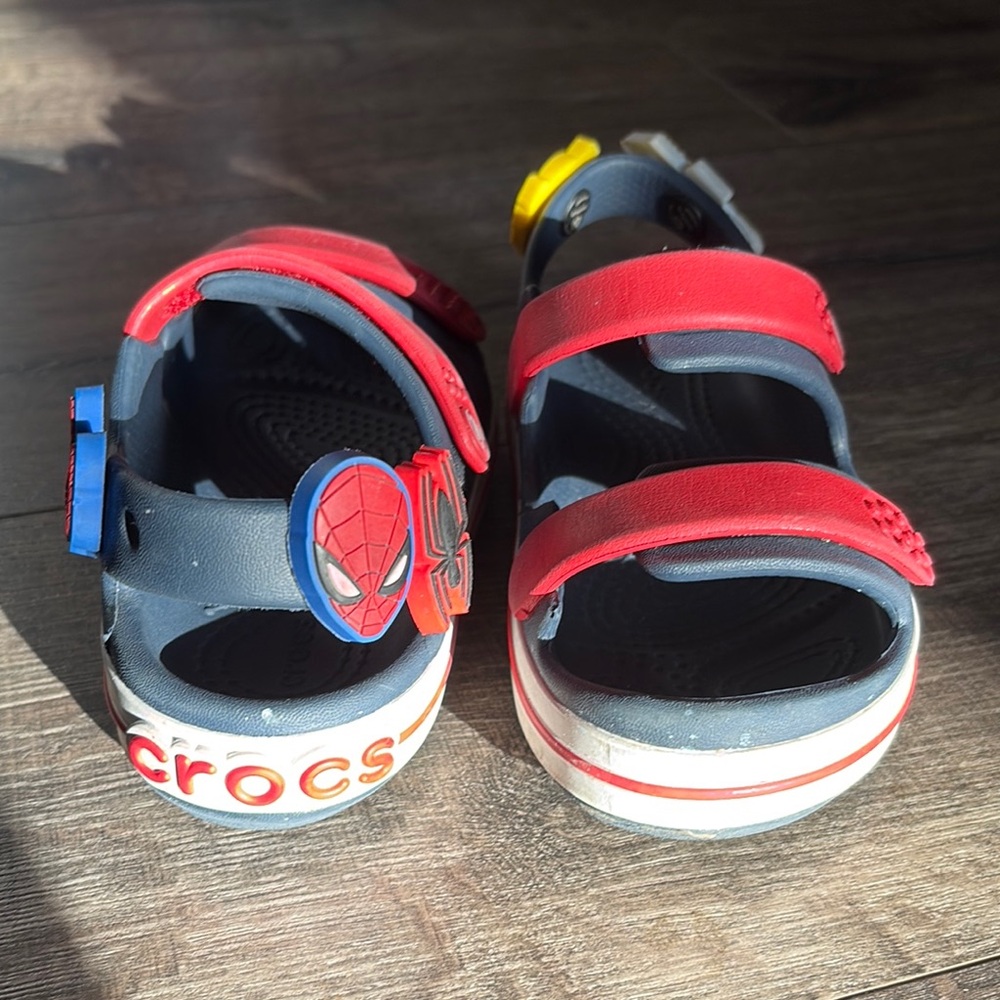 Crocs Kids Spider-Man Red Sandals